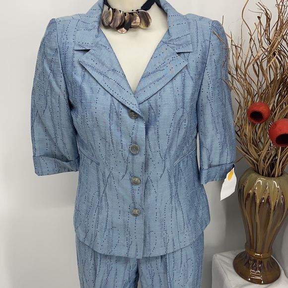 Zion New York suit jacket size 6 pants size 8 - Picture 2 of 12